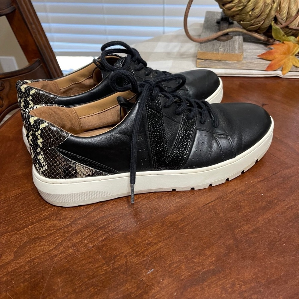Vionic Black and Snake Print Sneakers - Picture 12 of 12